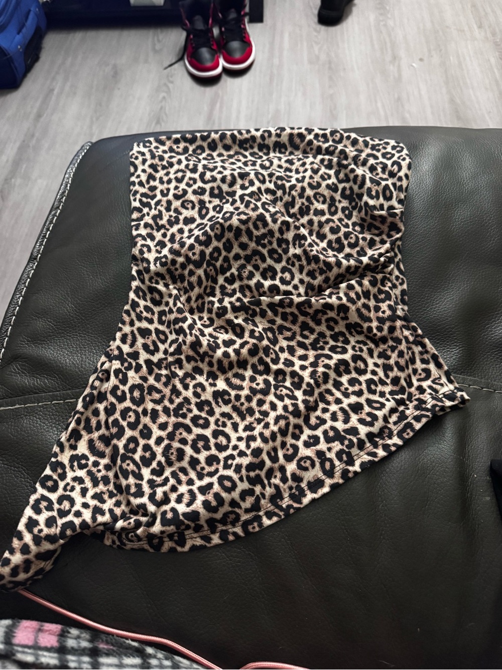 Leopard Print Women’s Top - Beige/Brown